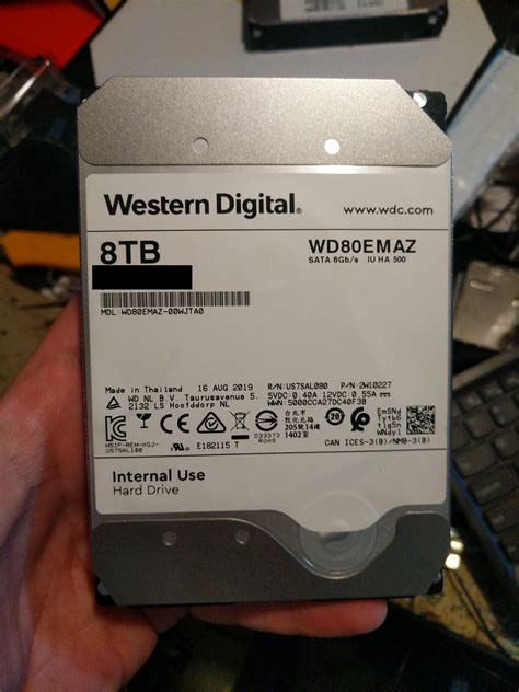 [SOLVED] FOUR of my 8TB Western Digital HDs just had their 